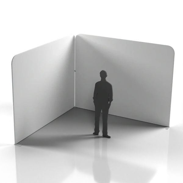 Fabric Exhibition Solution - 3m x 3m 2-Wall