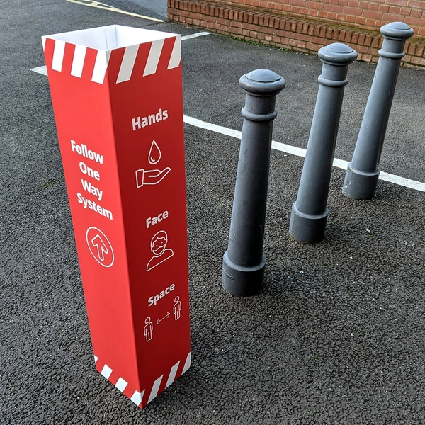 Bollard Cover Square